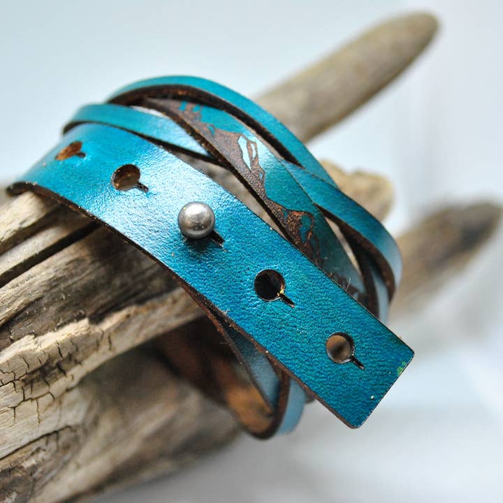 Mens - Double Braid Bracelet for wholesale by Sandpoint Laser Works