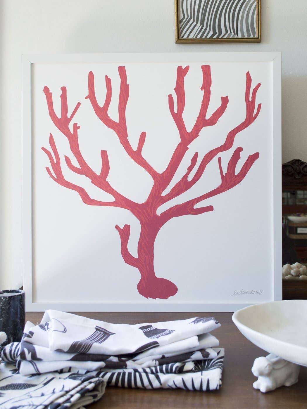 Banquet Workshop - Wholesale Art Print - Art Print - Italian Red Coral Print1