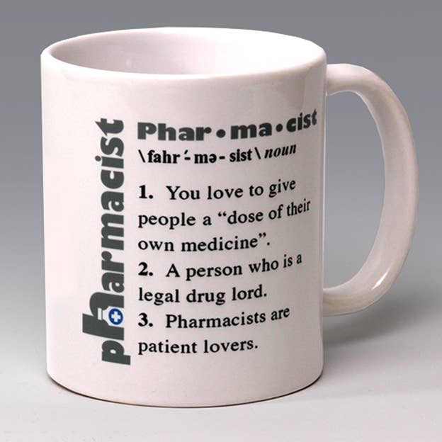 Liane Fried Studio - Wholesale Coffee Mug - Whimsical Pharmacist Mug0