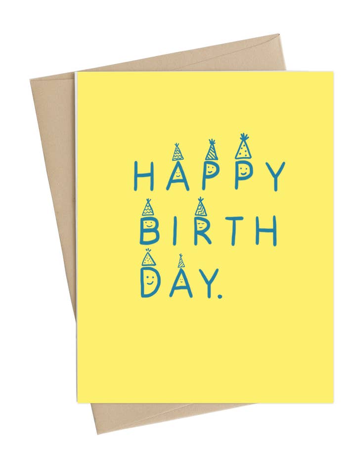 fødselsdag hatte for engroshandel hos Little May Papery