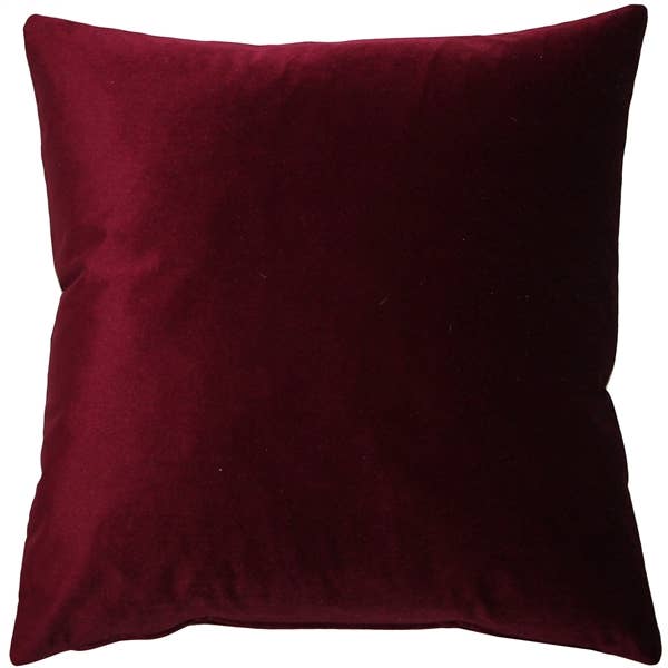 19" x 19" Scarlet Corona Velvet Pillow for wholesale by Pillow Decor