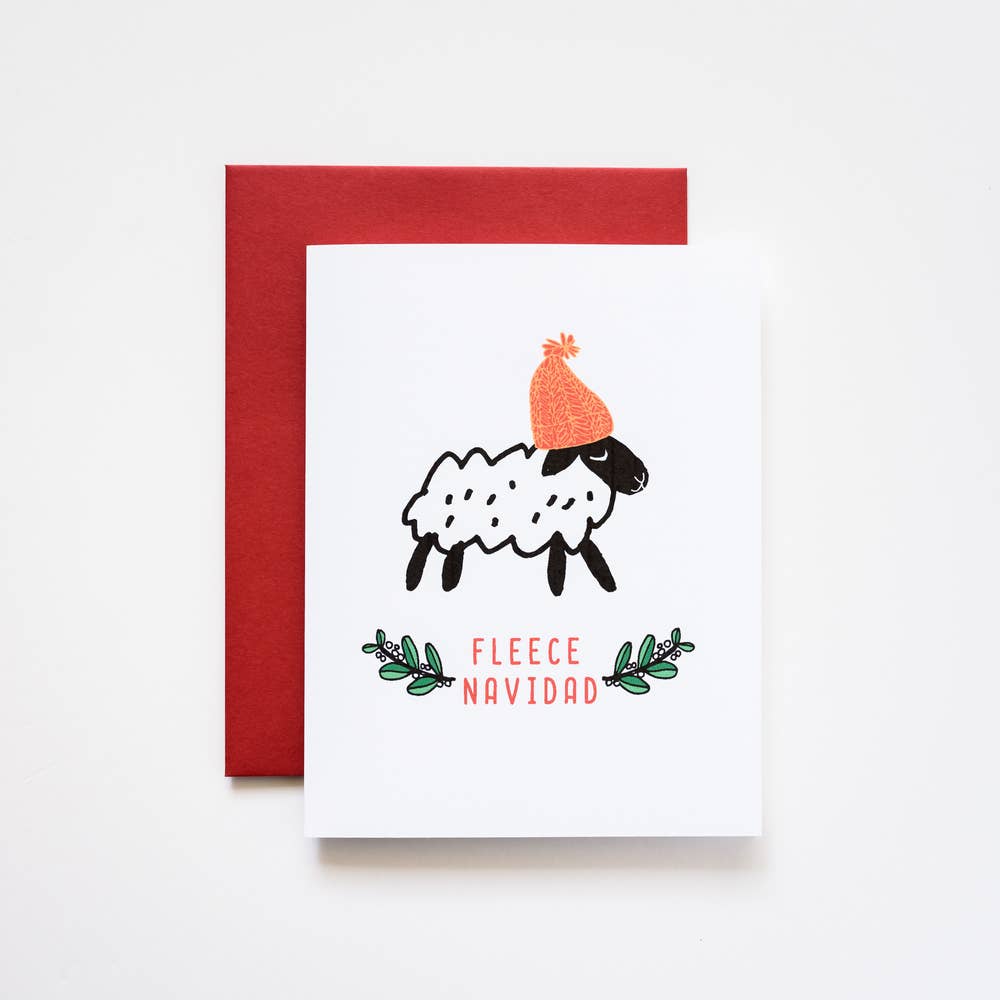 ILOOTPAPERIE - Wholesale Christmas Card - Fleece (Feliz) Navidad Greeting Card1