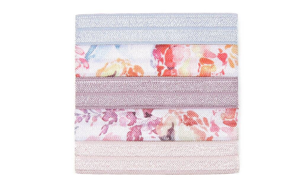 BANDED - Vente Élastique à cheveux - Cravates roses romantiques classiques