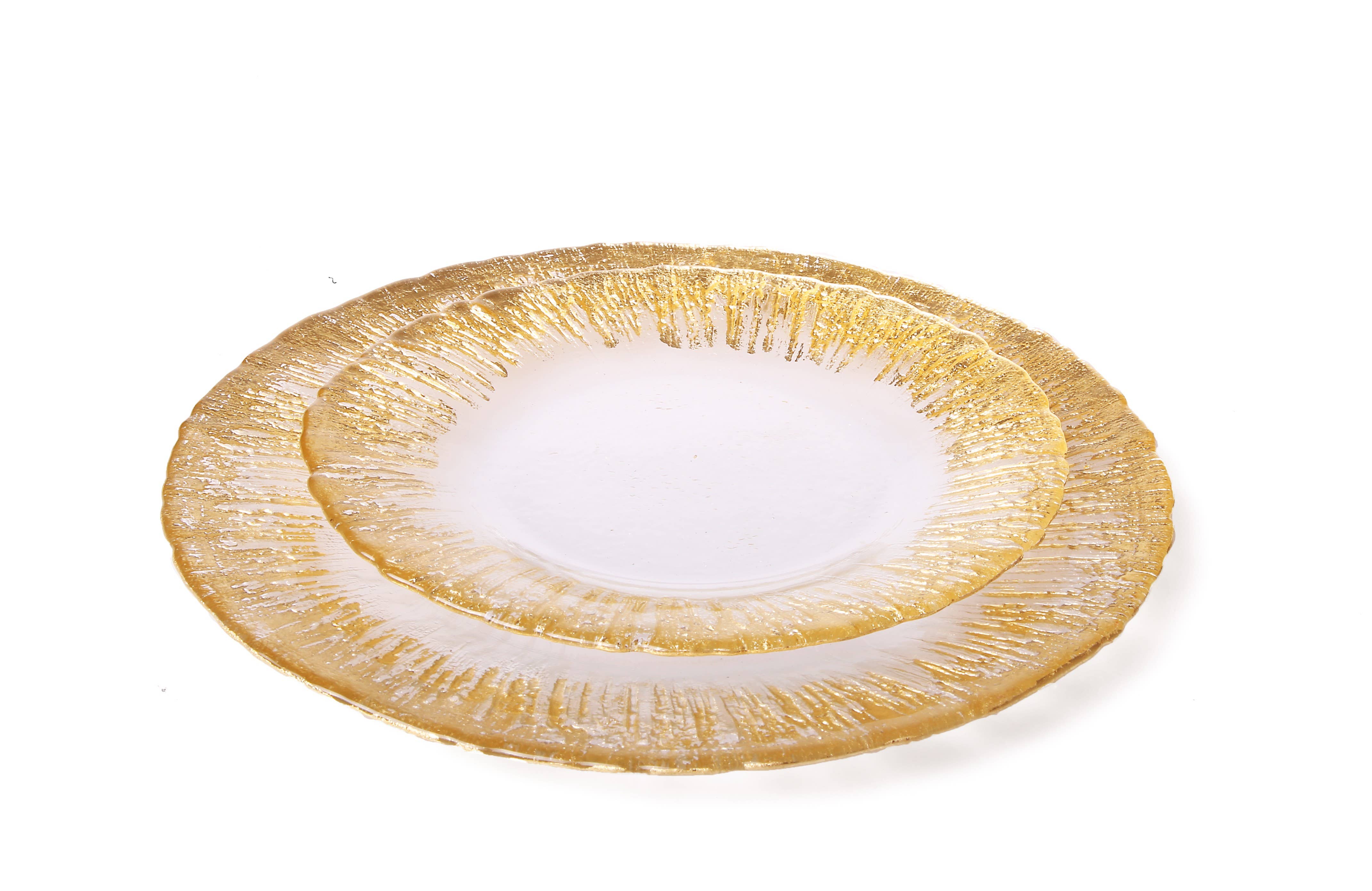 CLASSIC TOUCH DECOR INC. - Wholesale Dinnerware Set - 12 Piece Flashy Gold Dinnerware Set2