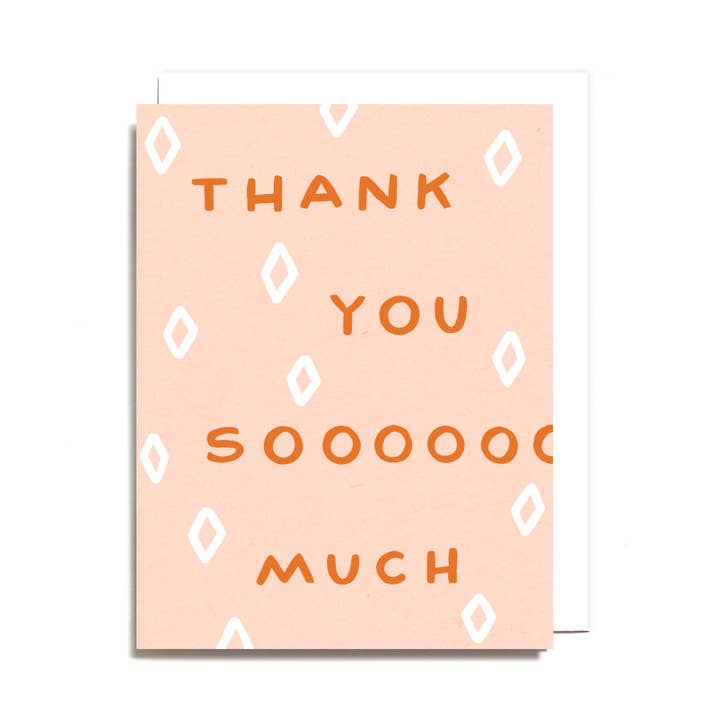 Thank You Sooo Much Card for wholesale by Worthwhile Paper
