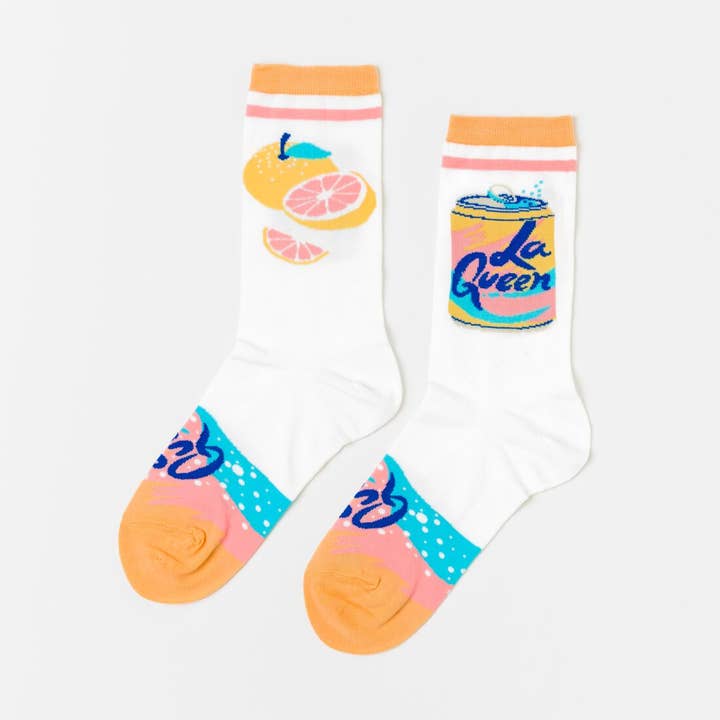 Femme - LA Queen Crew Chaussettes pour la vente par Yellow Owl Workshop