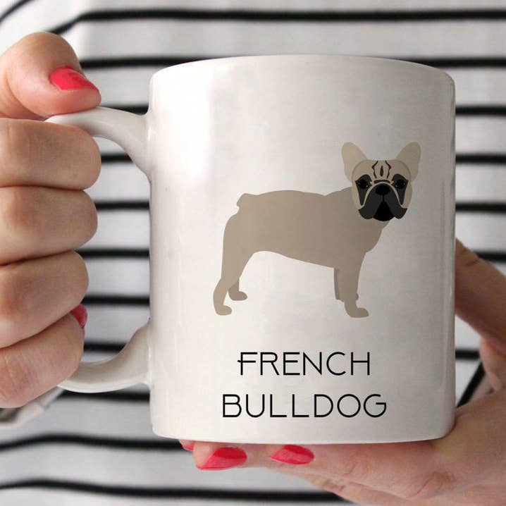 Mug à café bouledogue français 15 oz pour la vente par Sophisticated Pup