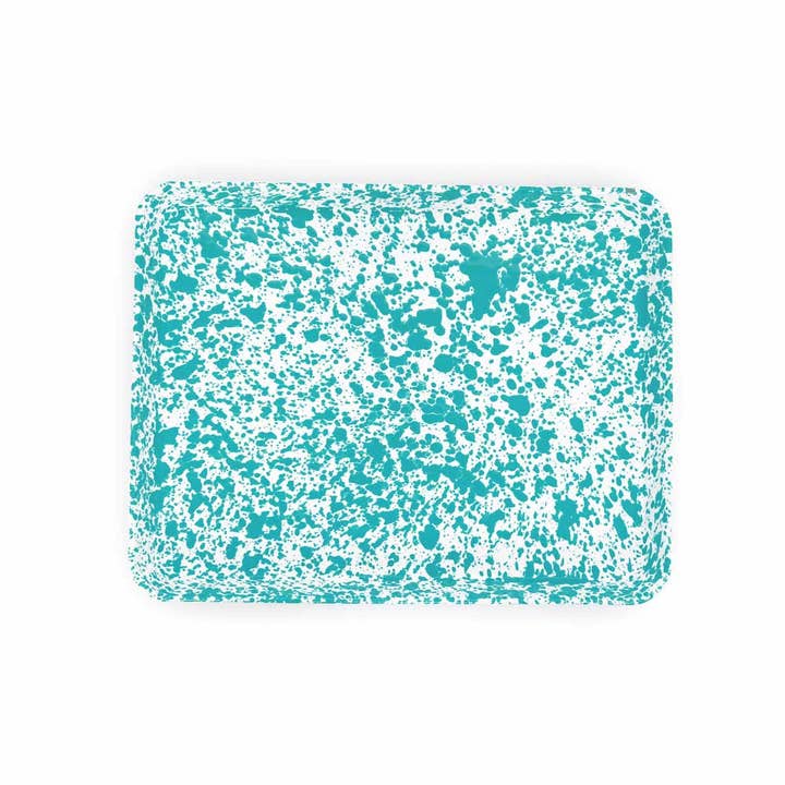 Crow Canyon Home - Wholesale Baking Sheet/Mat - Splatter Enamelware Large Rectangle/Jelly Roll Tray