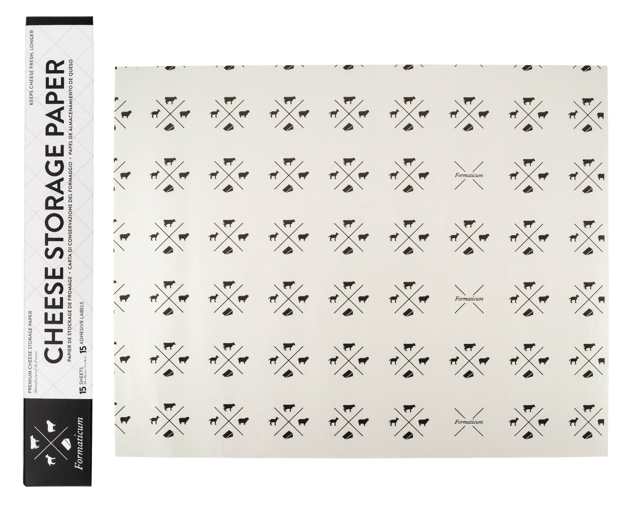 Formaticum - Wholesale Food Storage Wrap/Bag - Cheese Storage Paper - Case of 208