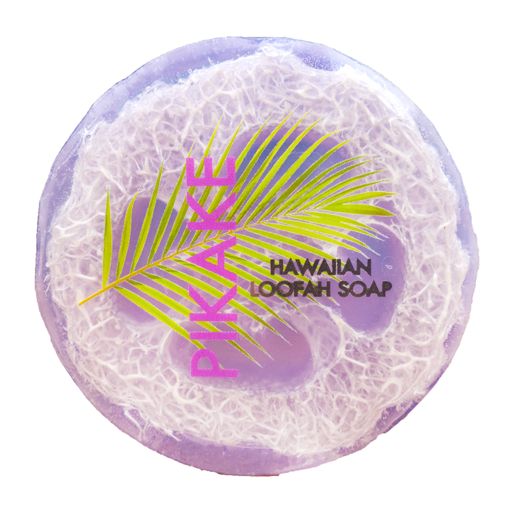 Maui Soap Co. – sabonete sólido por atacado – Sabonete Esfoliante Loofah Pikake Sea Salt & Kukui 4,75 onças1