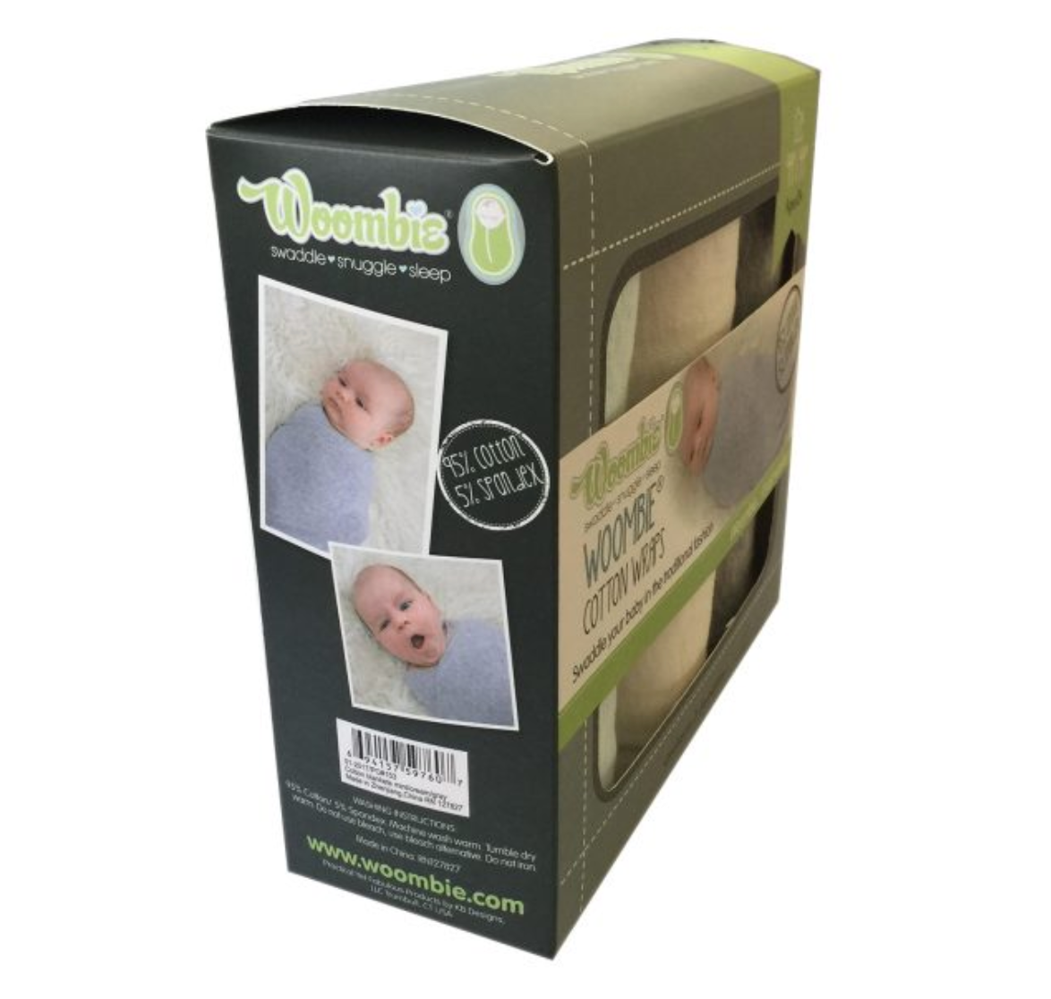 Woombie - Wholesale Inbakerdoek - Baby - Katoenen babypakkingen, verpakking van 32