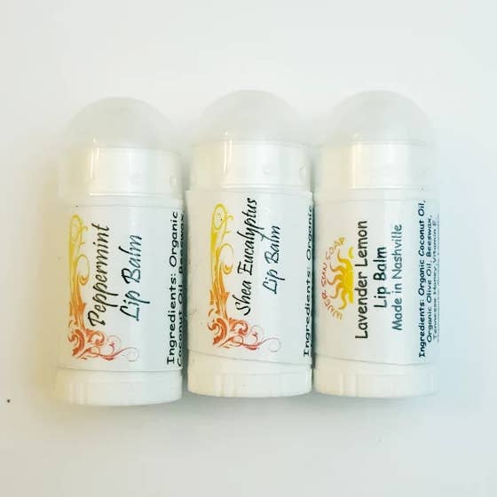 Mini Lip Balm Trio Set for wholesale by Inner Sun Soap