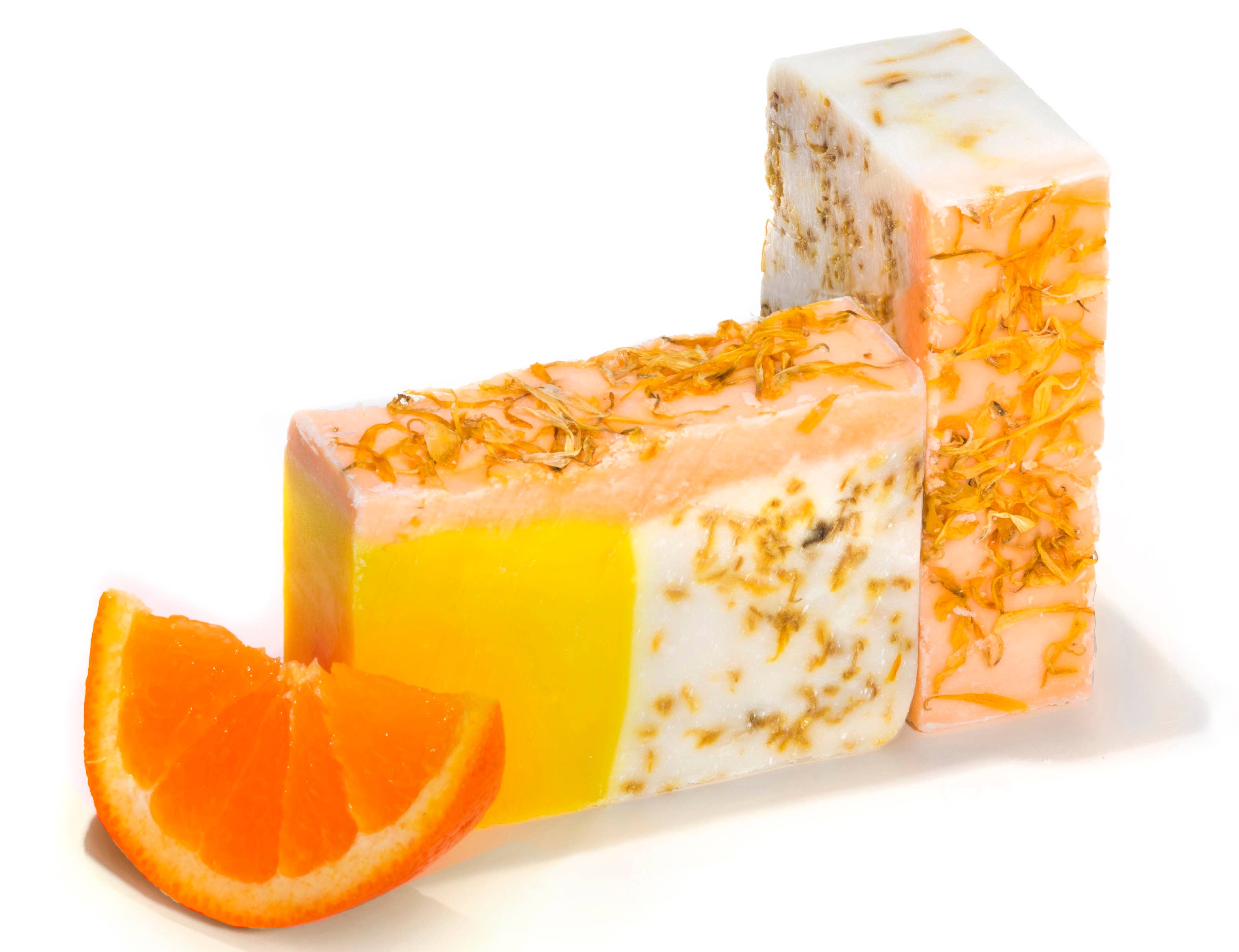 Falls River Soap Company - Wholesale Bar Soap - Orange Soap With Calendula Oil - with Orange essential oil3