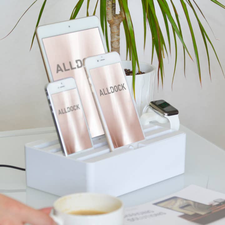 REMOVED BRAND - Wholesale Charging Dock - All-Dock Apple Watch - White2