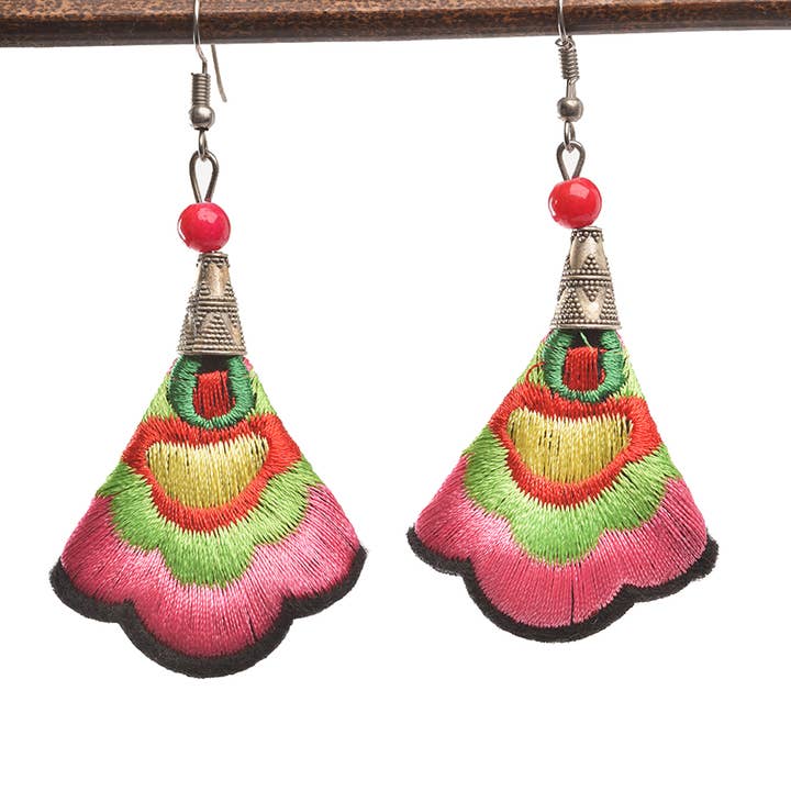 Zig Zag Asian Collection - Wholesale Dangle Earrings - Hmong Earring
