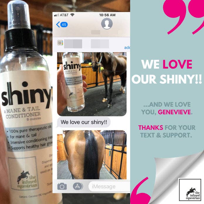 The Infused Equestrian - Wholesale Hair Conditioner - shiny. A Mane & Tail Conditioner (4 oz)2