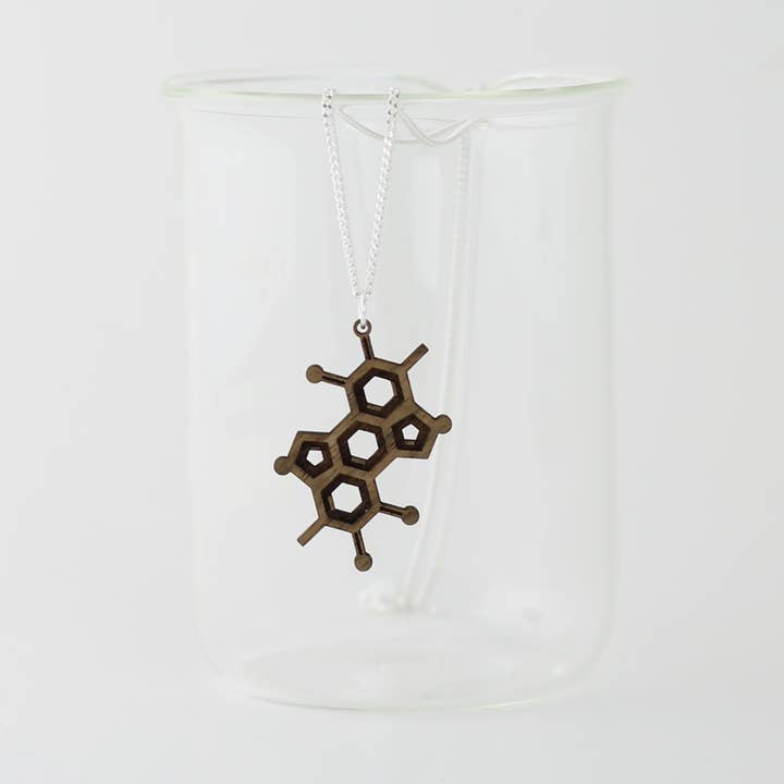Melanin Molecule Necklace for wholesale by Sorcery Science