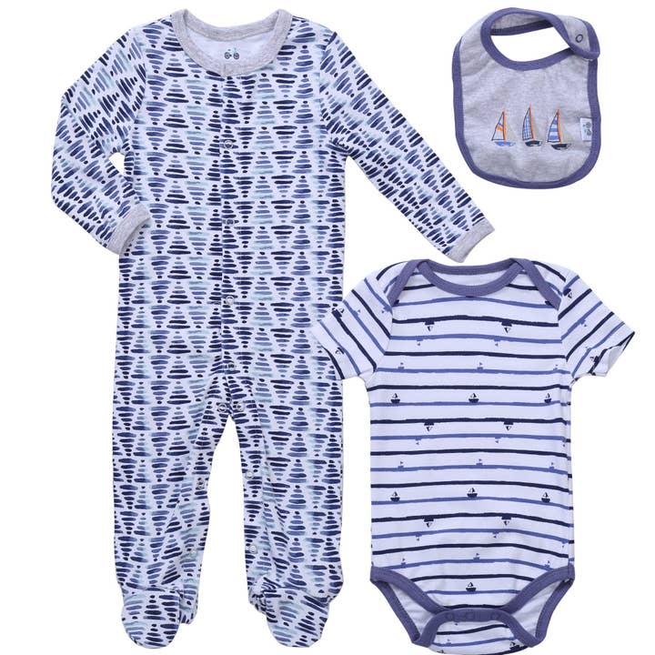 3 PC Layette Set for wholesale by Asher and Olivia