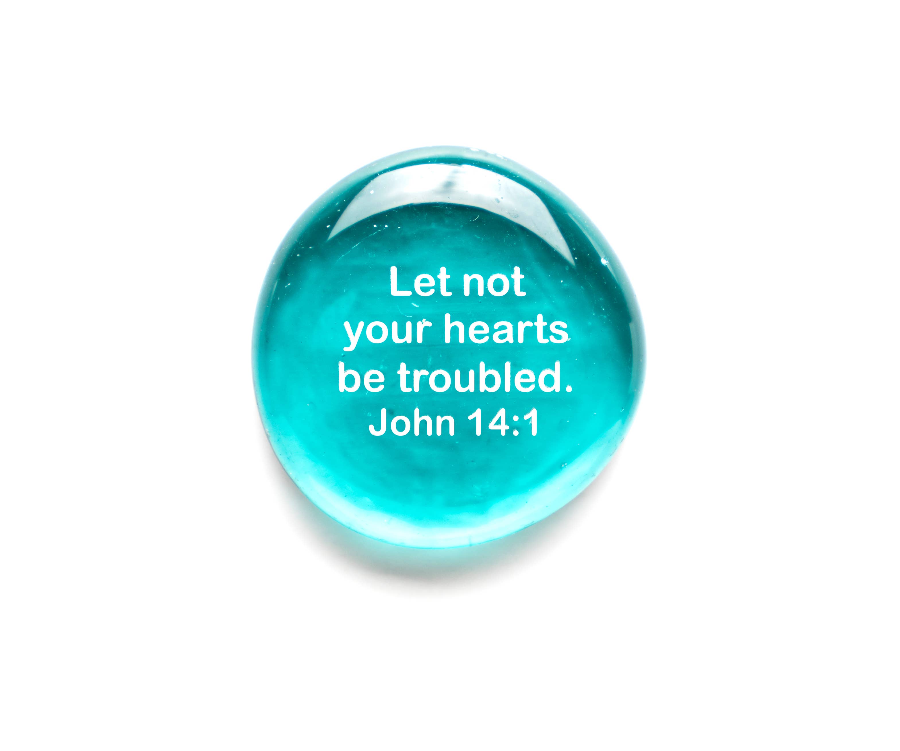 Lifeforce Glass, Inc. - Vente Jeton/pièce de collection - Assortiment de pierres en verre avec versets bibliques, 100 pièces6