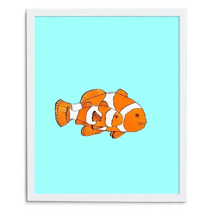 Wee Wild Ones - Wholesale Art Print - 8” x 10” Clownfish Prints
