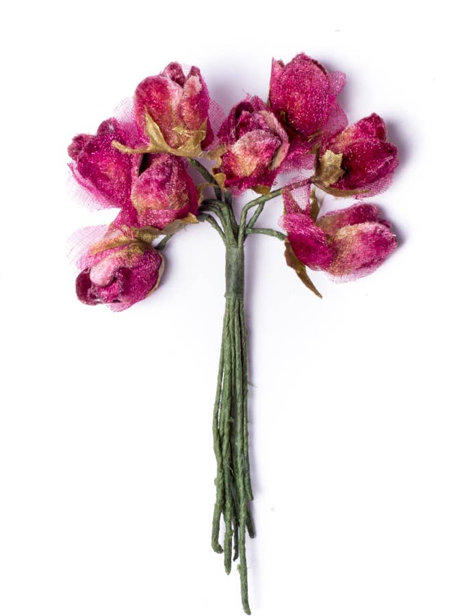 Miss Rose Sister Violet - Venta al por mayor Flores artificiales - FLOR - Rosebud Posy0