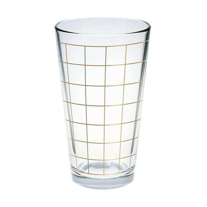 Gold Individual Pint Glasses (op vakantie) voor wholesale door Talking Out of Turn