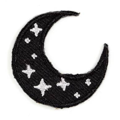 Crescent Moon geborduurde stickerpatch voor wholesale door These Are Things
