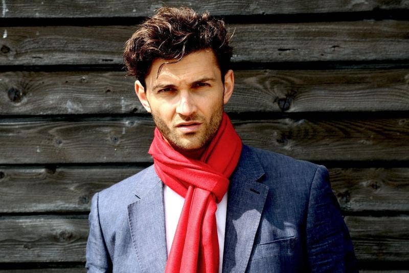 Swole Panda - Wholesale Scarf - Men's - Scarlet Bamboo Scarf1