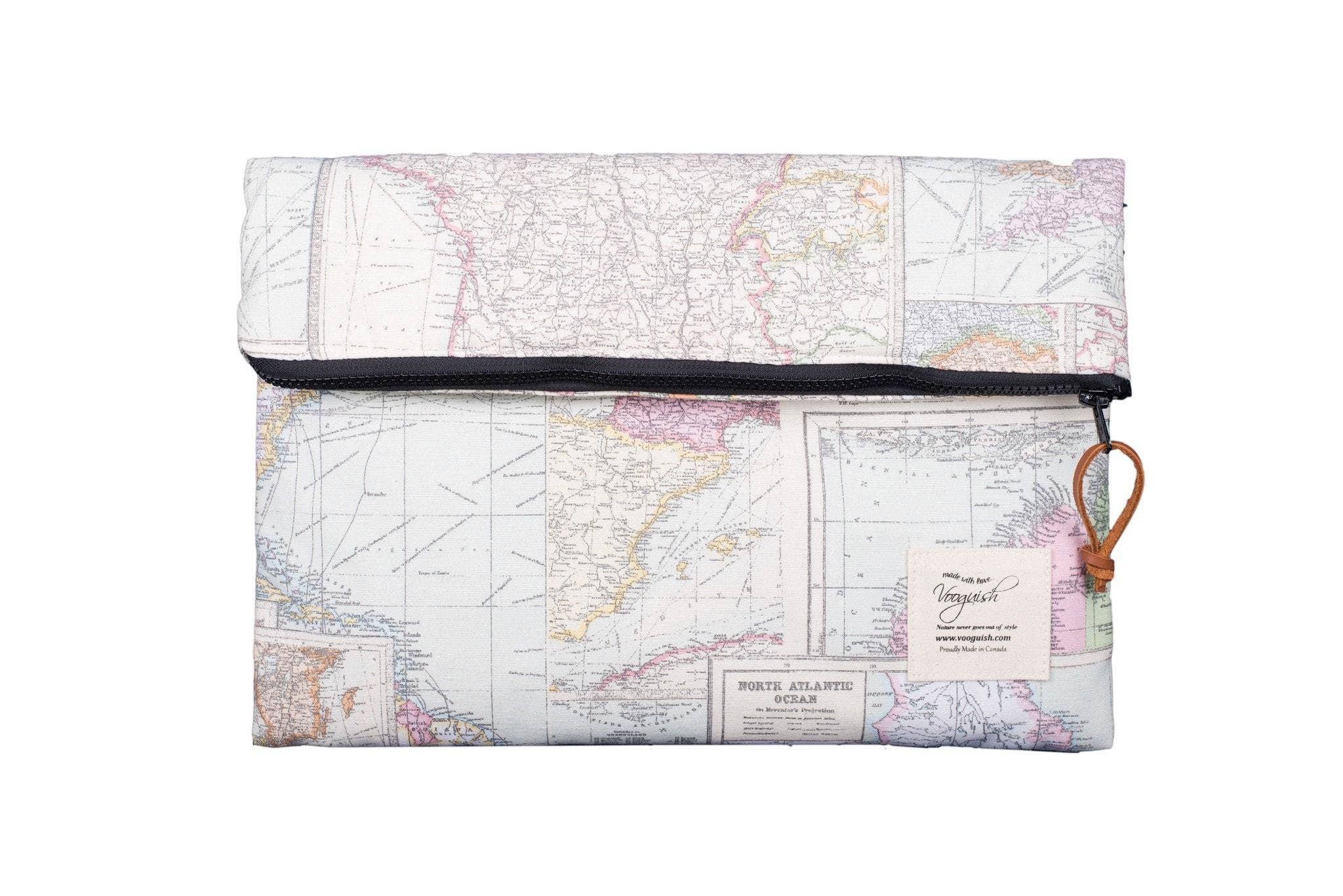 vooguish - Wholesale Laptop/Tablet Case - Unisex - Globe Laptop Sleeve0