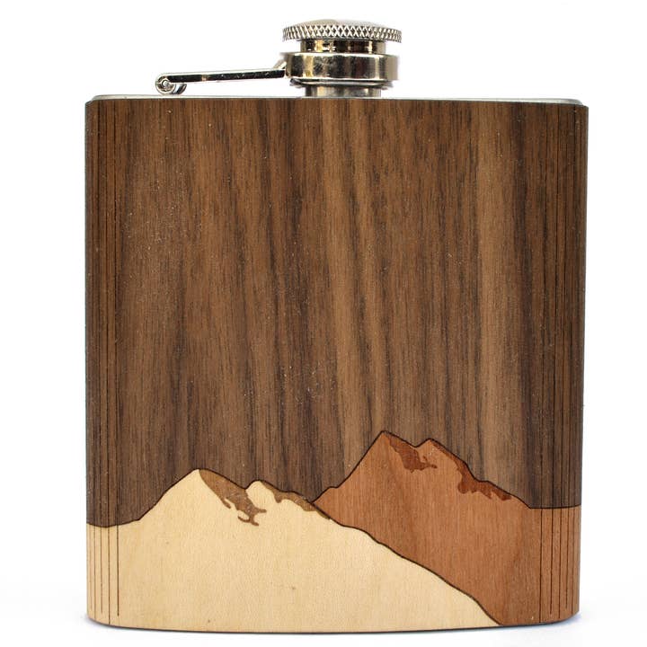 Frasco feito à mão | Montanhas por atacado de Autumn Woods Collective