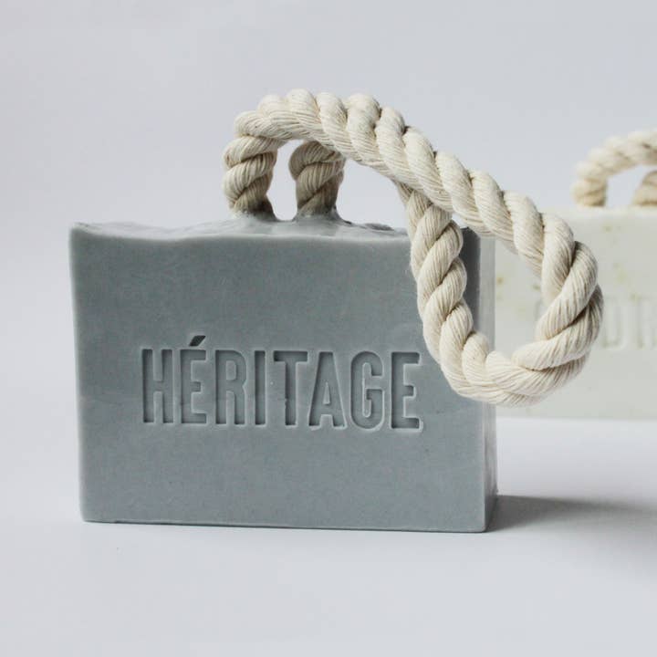Héritage Cotton Rope Soap for wholesale by Dot & Lil