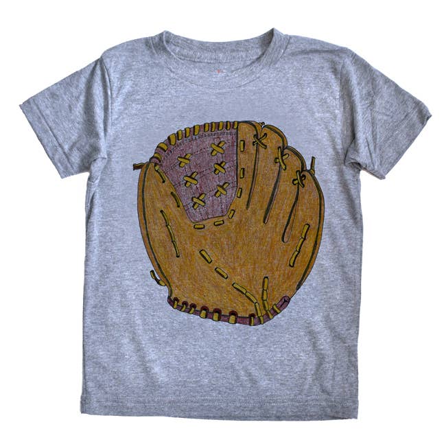 Baseball Glove - Kids Triblend Tee for wholesale by orangeheat