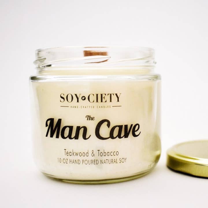 14.5oz Man Cave for wholesale by Soyciety Candles