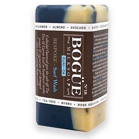 No.18 "Surfrider" Goat Milk Bar Soap for wholesale by Bogue Milk Soap