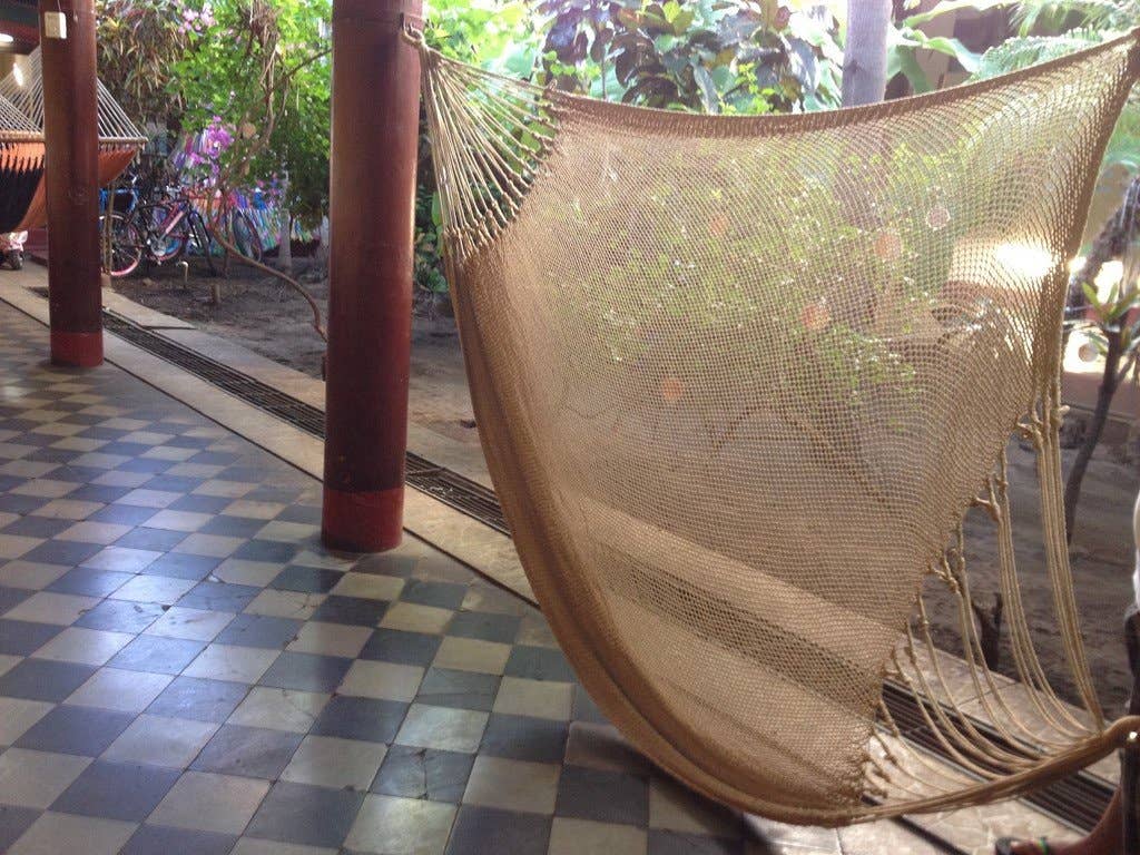 Mission Hammocks - Wholesale Hammock - Cream Mayan Double Hammock0