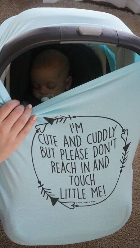 Three Little Tots - Wholesale Car Seat Cover - Kids & Baby - Blue Car Seat Cover1