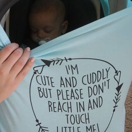 Three Little Tots - Wholesale Car Seat Cover - Kids & Baby - Blue Car Seat Cover1