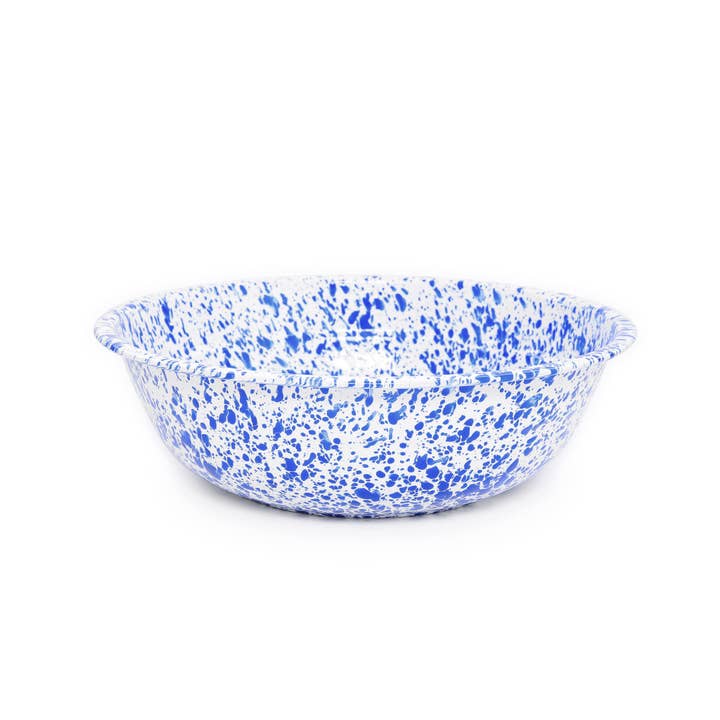 Crow Canyon Home – wholesale Bowl – Splatter Enamelware Medium Basin