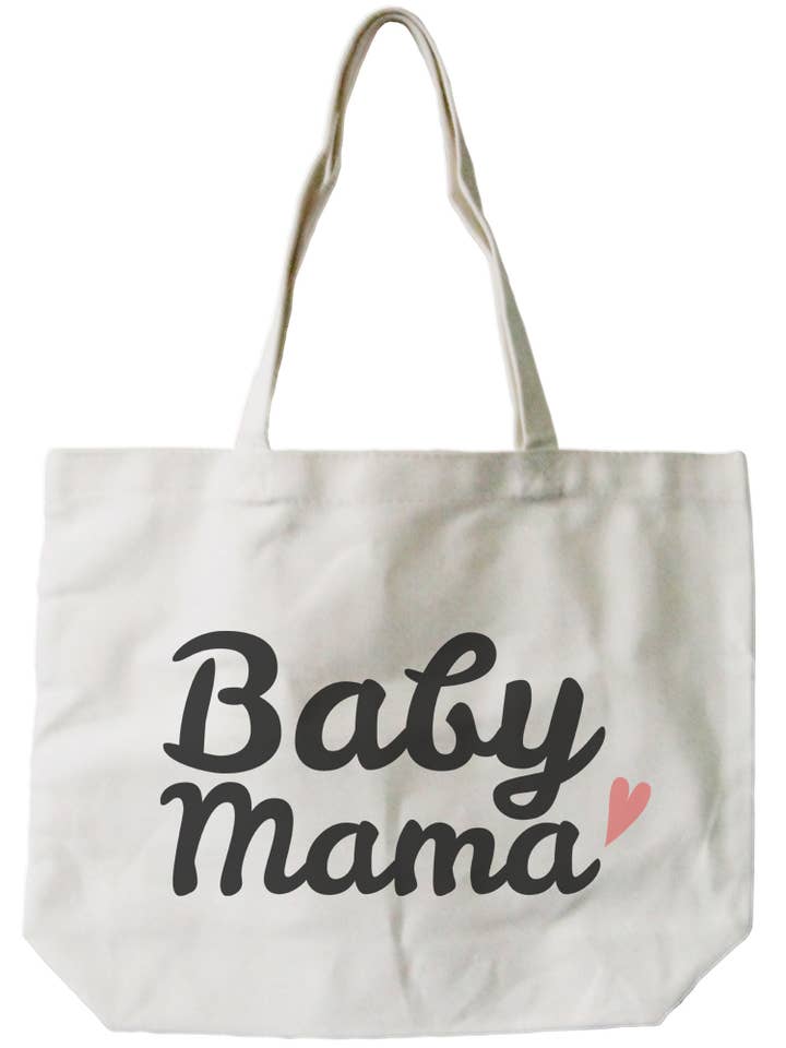 Baby Mama Jumbo Canvas Bag for wholesale by 365 In Love