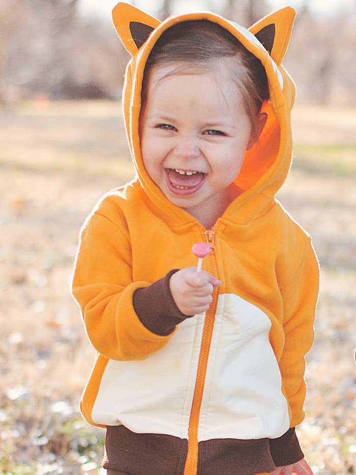 Sweat à capuche 3D Woodland Fox pour tout-petits et enfants pour la vente par Doodle Pants