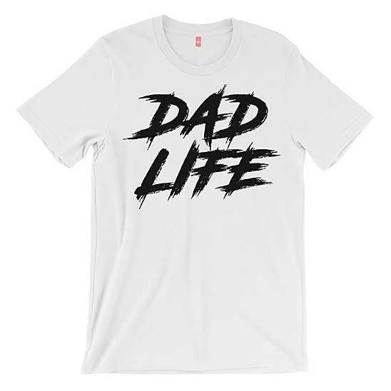 "Dad Life" Adult Unisex Tee for wholesale by The Talking Shirt