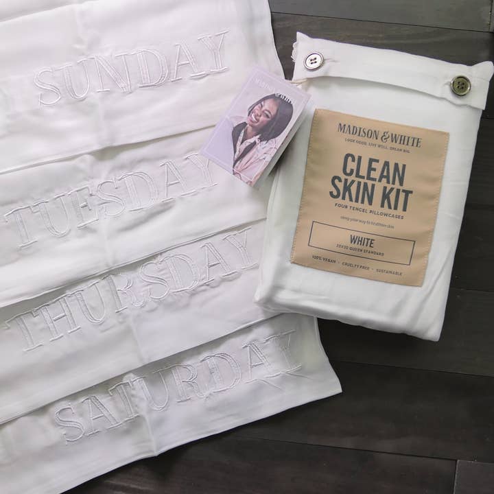 Madison and White - Wholesale Bedding Pillowcase/Sham - Clean Skin Kit2