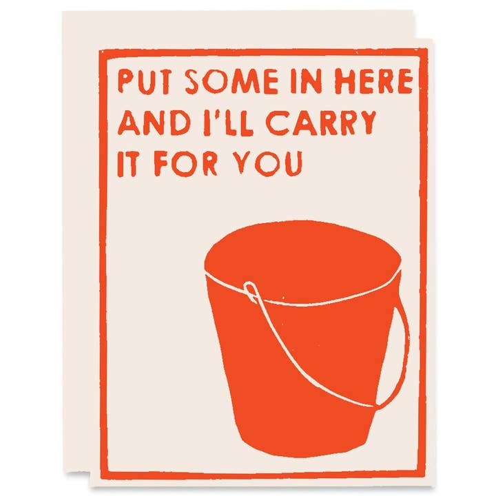 Carte de sympathie I'll Carry It Fin You pour la vente par Heartell Press
