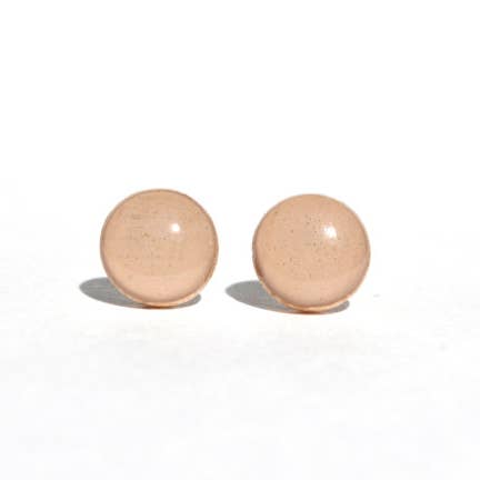 Taupe Studs Post Earrings for wholesale by Starlight Woods