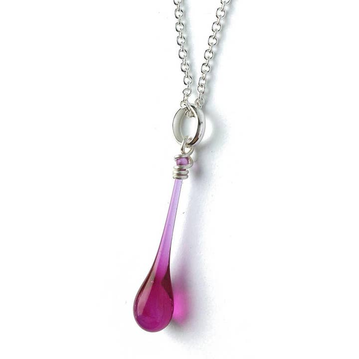 Sundrop Jewelry - Vente Colliers à pendentif - Collier avec pendentif en forme de larme en verre Maressa16