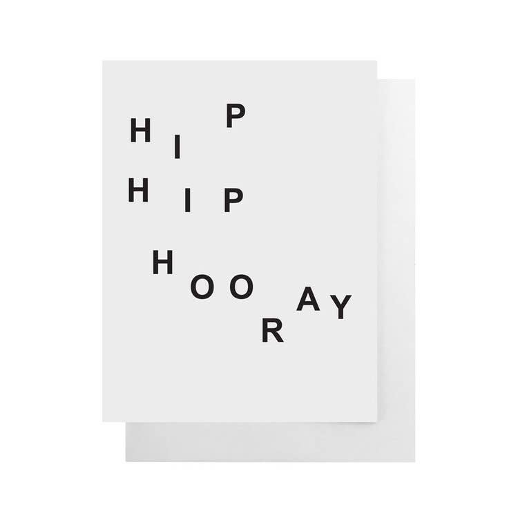 REMOVED BRAND - Wholesale Congratulations Card - Hip Hip Hooray Card0