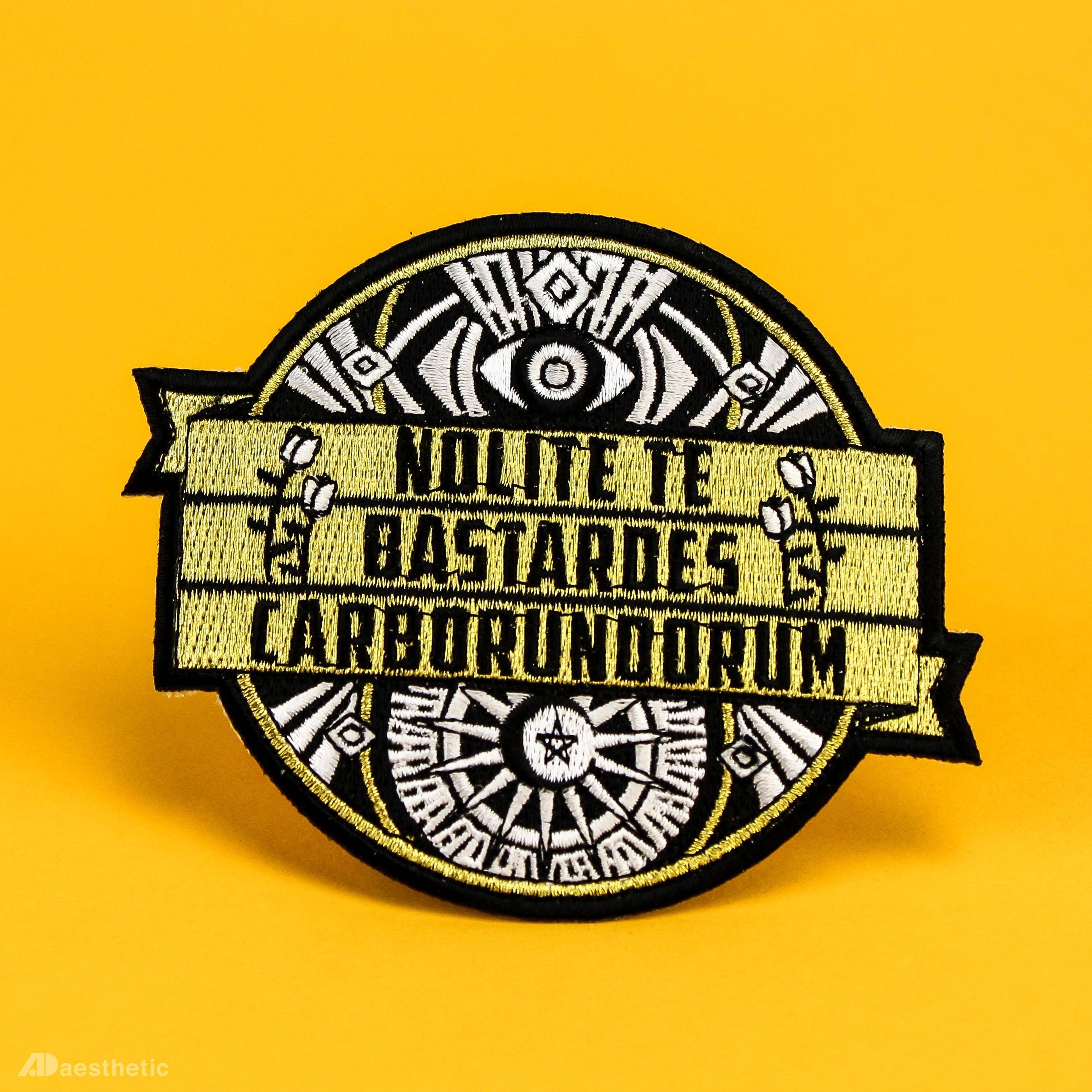 AD Aesthetic - Wholesale Patch - Te Bastardes Iron On Patch0