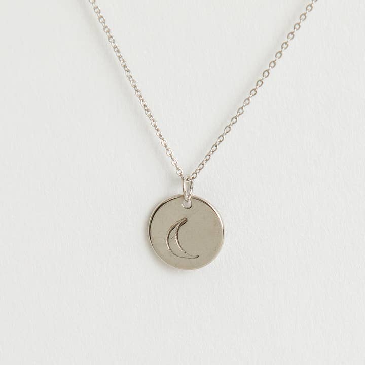 Moon Charm Necklace for wholesale by Nautically Northern