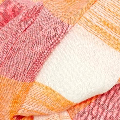 Indigo Handloom - Wholesale Scarf - Women's - Brushstroke - Orange2