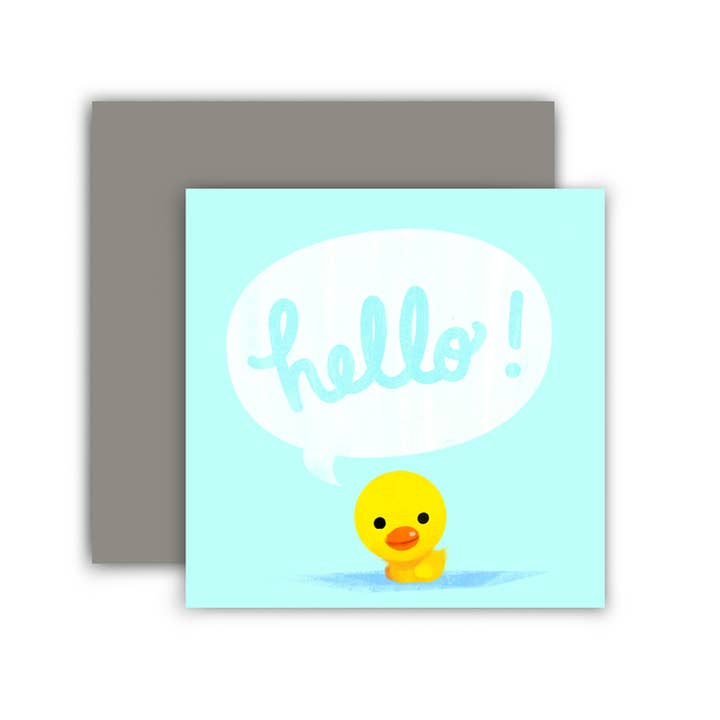 Hej Gummi Duck Minikort för wholesale av The Little Red House